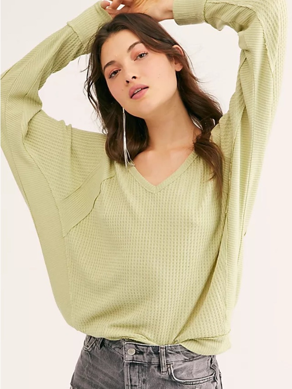 Free People Santa Clara Thermal Top